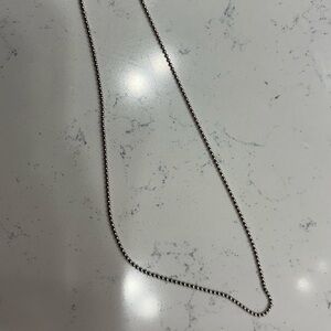 Tous Silver Beaded Necklace